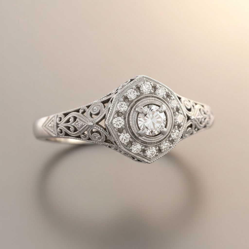 Edwardian (1901-1920) engagement ring style