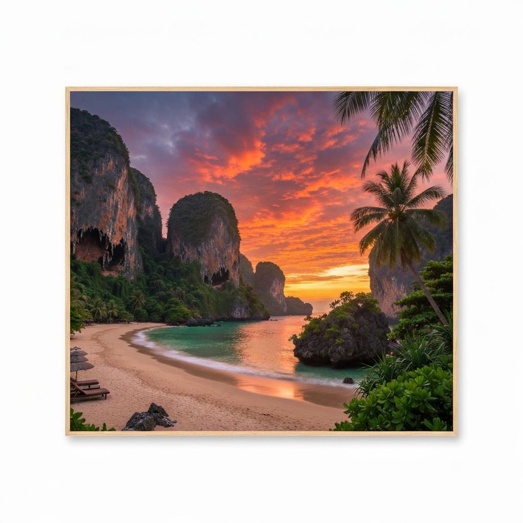 Railay Beach, Krabi - romantic proposal location in Thailand